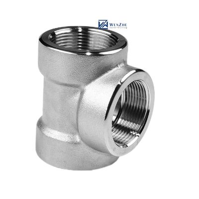 Acciaio inossidabile 304 316 316L 3000 LB 6000LB Tee forgiato per raccordi per tubi ad alta pressione