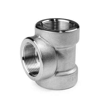Acciaio inossidabile 304 316 316L 3000 LB 6000LB Tee forgiato per raccordi per tubi ad alta pressione