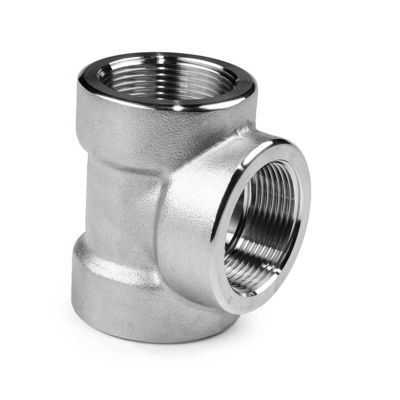 Acciaio inossidabile 304 316 316L 3000 LB 6000LB Tee forgiato per raccordi per tubi ad alta pressione