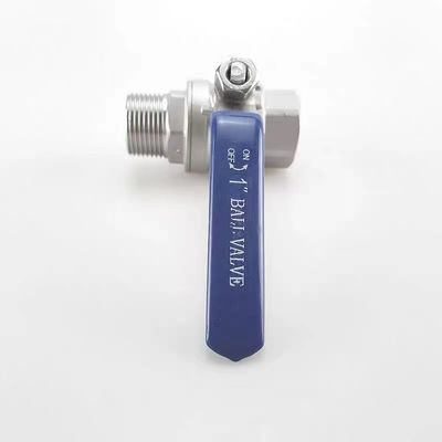 Acciaio inossidabile 304 316 2PC valvola a sfera NPT/BSP filo 1/4''-4.0'' connessione copertura manico in vinile