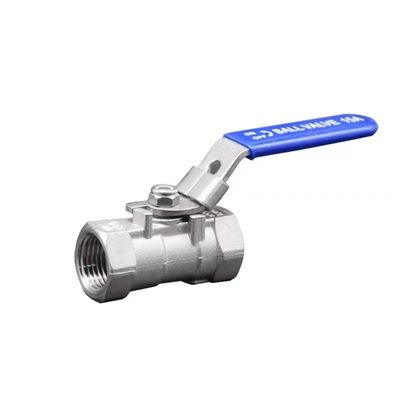 WZSS201 304 316 1 PC Valvola a sfera manuale in acciaio inossidabile con blocco NPT BSP BSPT 1/4''-4.0