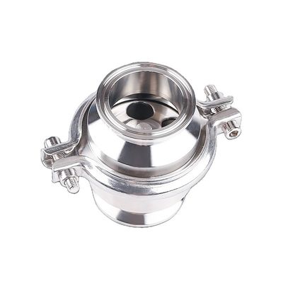 DN15-DN200 Acciaio inossidabile sanitario 304/316L Tri Clamp Check Valve Supporto personalizzato