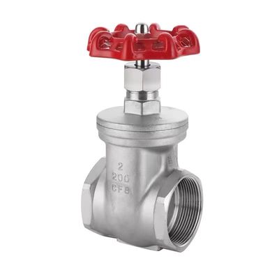 CF8 Valvola di apertura manuale a filo interno per olio di gas acqueo DN5-DN200 Codice di testa cilindrica