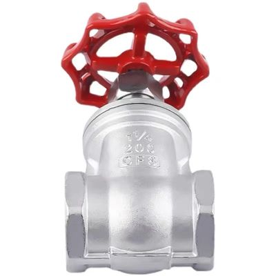 CF8 Valvola di apertura manuale a filo interno per olio di gas acqueo DN5-DN200 Codice di testa cilindrica