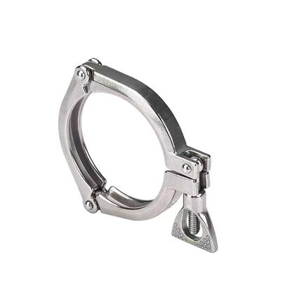 Supporto personalizzato Tre pezzi di pinza Ferrule in acciaio inossidabile 304 316 316L DIN SMS 3A