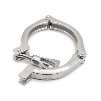 Supporto personalizzato Tre pezzi di pinza Ferrule in acciaio inossidabile 304 316 316L DIN SMS 3A