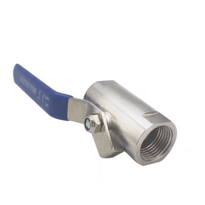 Valvola a sfera larga a filo in acciaio inossidabile ad alta temperatura 201 NPT BSP per vite interne