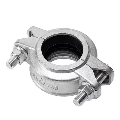 Acciaio inossidabile forgiato 304 316 316L Pressione elevata di tubature a scanalatura con pinza 1-4" DN25-DN100