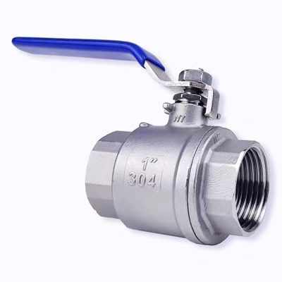 Connessione a filo in acciaio inox argento 201 304 316 Valvola a sfera femminile NPT BSP BSPT