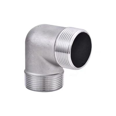 WZ SS 201 304 316 NPT/BSPT/BSPP 90 gradi tubo a gomito con filo maschio/femmina