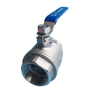 Connessione a filo in acciaio inox argento 201 304 316 Valvola a sfera femminile NPT BSP BSPT