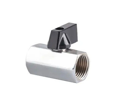 Mini Valvola a sfera in ottone BSP Maschio a femmina Valvola di chiusura di piccole dimensioni 1/8" per scopi generali