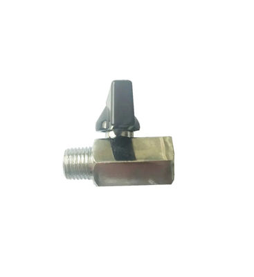 Mini Valvola a sfera in ottone BSP Maschio a femmina Valvola di chiusura di piccole dimensioni 1/8" per scopi generali