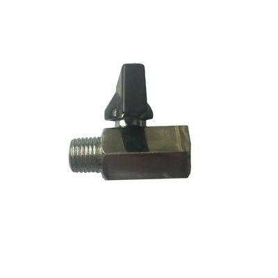 Mini Valvola a sfera in ottone BSP Maschio a femmina Valvola di chiusura di piccole dimensioni 1/8" per scopi generali