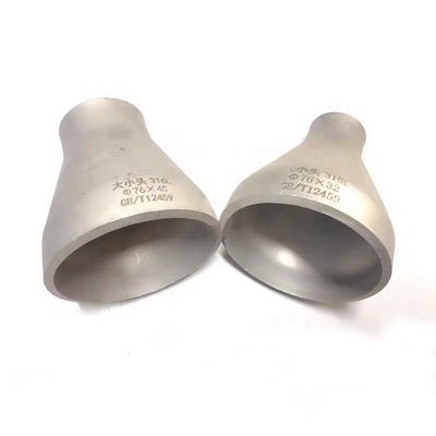 Acciaio inossidabile 304 316 316L riduttore eccentrico concentrico DN25-DN100 argento 1/4'-40