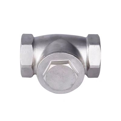WZ SS 304 316 CF8 CF8M Valvola di controllo a oscillazione cilindrica senza ritorno 200WOG 1/2"-4" uguale