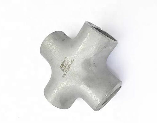 Acciaio inossidabile SCH40S Butt Seld Pipe Fitting 4 Way Cross Connector 1"-4" DN25-DN100