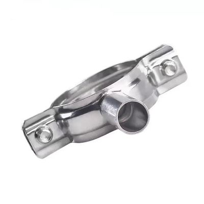 Codice della testa rotonda SS201304 Serratura per appendiabiti per tubi in acciaio inossidabile 45 mm di lunghezza con lucidatura