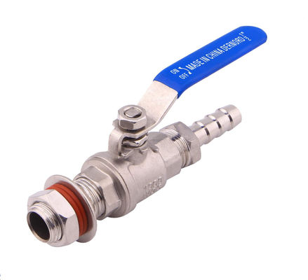 NPT 1/2 Kit di valvola a sfera senza saldatura per la pentola di birra domestica Supporto personalizzato