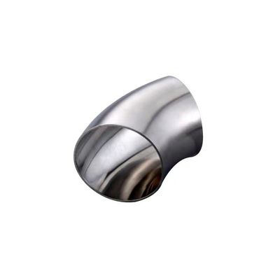 Acciaio inossidabile standard ANSI 304 316 316L salubre con gomito saldato 45 gradi 15-325