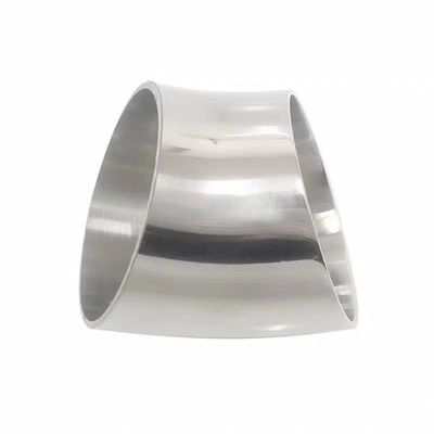 Acciaio inossidabile standard ANSI 304 316 316L salubre con gomito saldato 45 gradi 15-325