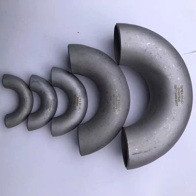 Saldatura a 180 gradi gomito in acciaio inossidabile 304 316 316L per tubi uguali dimensioni 1/4''-4.0