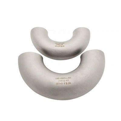 Saldatura a 180 gradi gomito in acciaio inossidabile 304 316 316L per tubi uguali dimensioni 1/4''-4.0