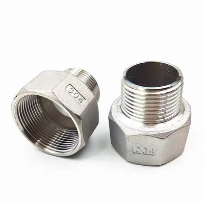 Generale WZ in acciaio inossidabile Maschio a adattatore femminile 3/4' BSP femminile x 1/2' BSP maschio