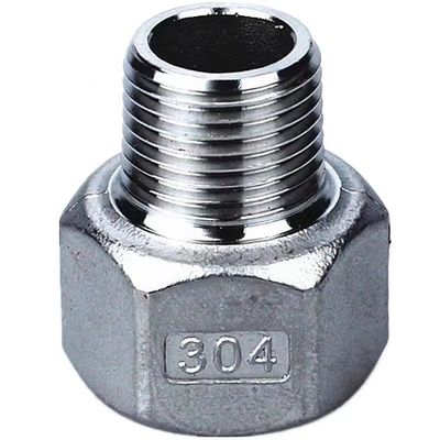Generale WZ in acciaio inossidabile Maschio a adattatore femminile 3/4' BSP femminile x 1/2' BSP maschio