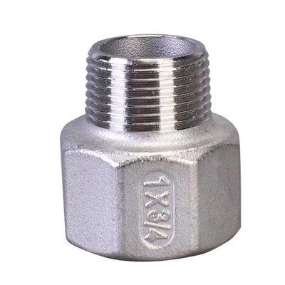 Generale WZ in acciaio inossidabile Maschio a adattatore femminile 3/4' BSP femminile x 1/2' BSP maschio