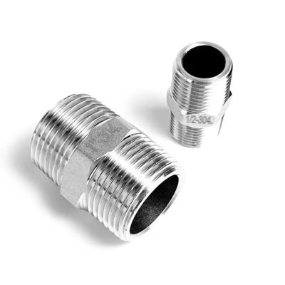 Acciaio inossidabile 201 304 316 Fusione esagonale capezzolo doppio ferrule tubature accessori 1/4''-4.0
