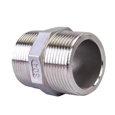 Acciaio inossidabile 201 304 316 Fusione esagonale capezzolo doppio ferrule tubature accessori 1/4''-4.0
