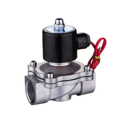 DC12V AC220V Valvola solenoide a gas acqueo in acciaio inossidabile 2 vie Valvola mini chiusa normale