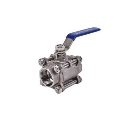 Cowin Brewing 1''-8'' 3PC Valvola a sfera in acciaio inossidabile 304 NPT a filo per l'acqua a gas di petrolio