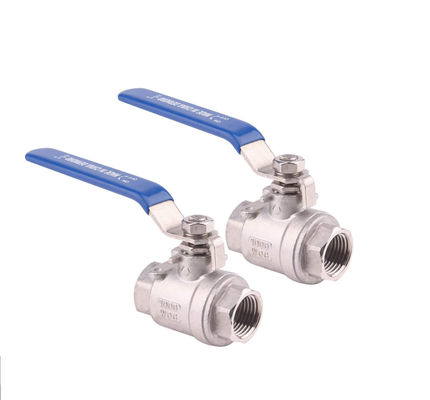 Cowin Brewing 1''-8'' 3PC Valvola a sfera in acciaio inossidabile 304 NPT a filo per l'acqua a gas di petrolio