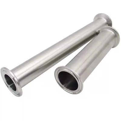 Tubo di estensione in acciaio inossidabile standard ANSI 304 316 Tri Clover per la bobina sanitaria