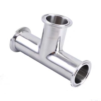 Acciaio inossidabile 316 304 lucidante sanitario Ss304 tri-clampato tri-clampato per latte alimentare