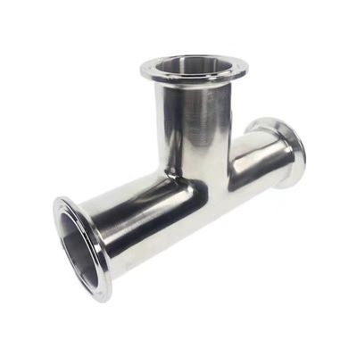 Acciaio inossidabile 316 304 lucidante sanitario Ss304 tri-clampato tri-clampato per latte alimentare