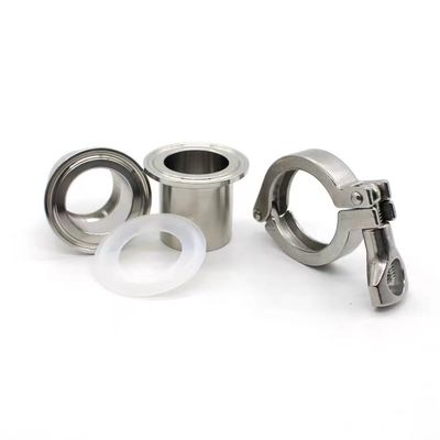 Codice della testa cilindrica WZ SS 304 316 Tri Clamp Quick Connect Sanitary Pipe Clamp Set