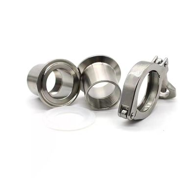 Codice della testa cilindrica WZ SS 304 316 Tri Clamp Quick Connect Sanitary Pipe Clamp Set