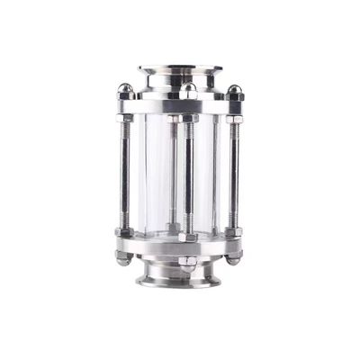 Acciaio inossidabile sanitario 316/304 Fittings per tubi Tri Clamp Straight Tubular Sight Glass