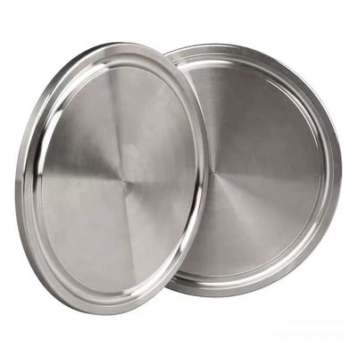 WZ 304 316L Acciaio inossidabile Tri Clamp Sanitary Tube Cappuccio di copertura di fine Cappello di piastra cieca Clamp Solid Blind Ferrule
