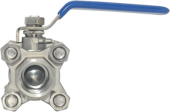 Fila femminile 1/2" Valvola a sfera a portata completa 3 pezzi in acciaio inossidabile 316 NPT WOG1000 Standard