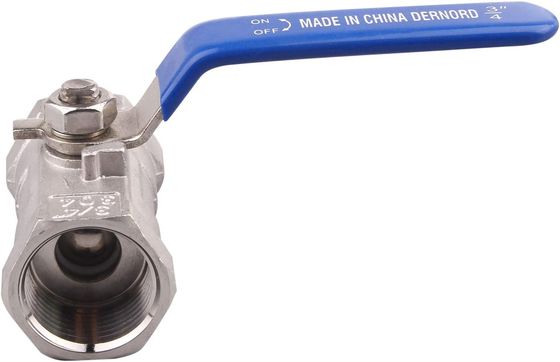 Valvola a sfera in acciaio inossidabile personalizzata 1PC Tipo NPT Port standard per l'acqua olio e gas