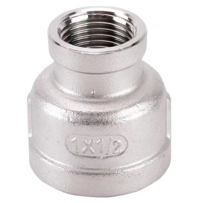 Acciaio inossidabile 201 304 316 Npt BSP Fittings di accoppiamento di tubi a filo Reducer di presa rossa