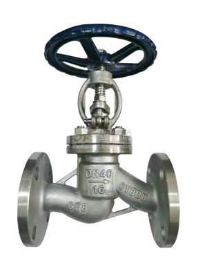 ISO9001 Certified Manual RTS J41W-16P Acciaio inossidabile 304 2" API Flanged Globe Valve