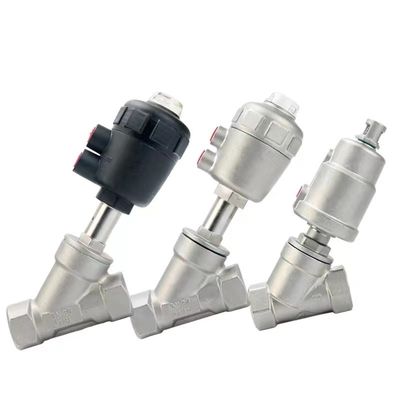 Valvola di sedile angolare versatile in acciaio inossidabile 304 316 per diverse applicazioni 1/8"-4
