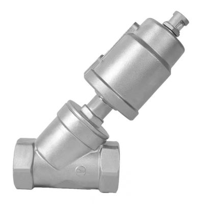 Valvola di sedile angolare versatile in acciaio inossidabile 304 316 per diverse applicazioni 1/8"-4