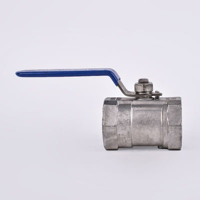 Valvola a sfera femminile a filo di tipo 1Pc in DN8-DN80 Port Size con materiale in acciaio inossidabile