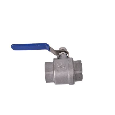 Manuale di funzionamento in acciaio inossidabile 201/304 2PC Light Duty due pezzi tipo valvola a sfera per generale